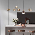 Moderne Gold Kronleuchter Pendelleuchten LED Lichter Glas Pendelleuchten